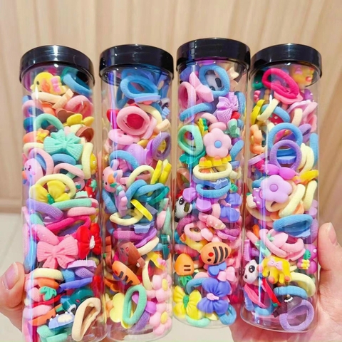 ỐNG 30 CHUN VẢI ĐÍNH ICON HOẠT HÌNH CHO BÉ (1)