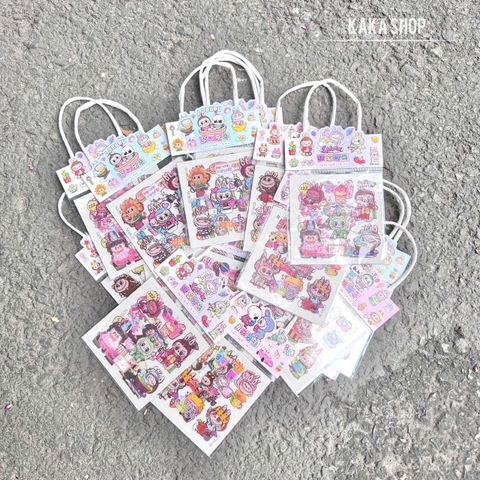 COMBO 10 TÚI STICKER LABUBU