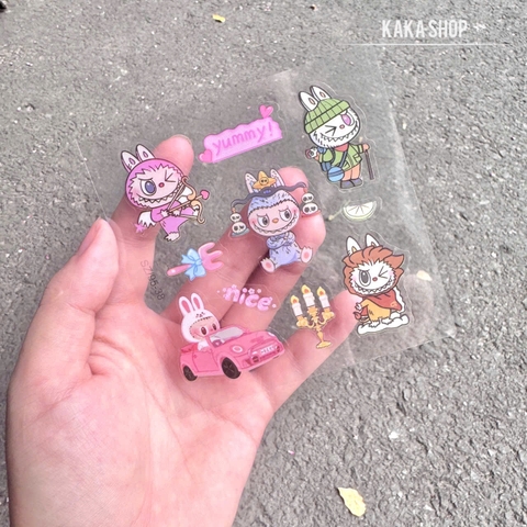 COMBO 10 TÚI STICKER LABUBU