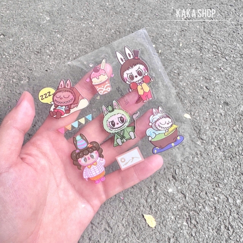 COMBO 10 TÚI STICKER LABUBU