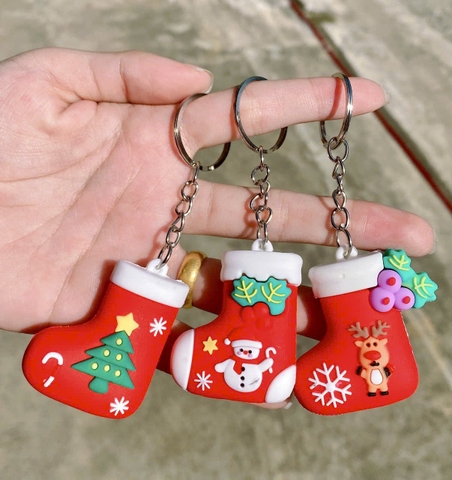 COMBO 100 - MÓC KHÓA DẺO NOEL (1)