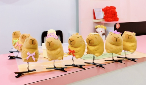 COMBO 10 CÁI - KẸP MÁI LÒ XO CAPYBARA