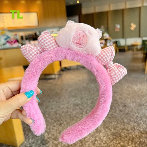 COMBO 12 CÁI ( 15K/ CÁI) BỜM HỒNG CAPYBARA HOA MS1124