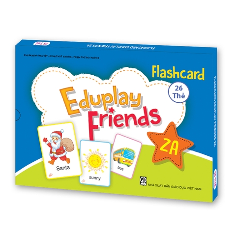 Flashcard Eduplay Friends 2A - Dành cho trẻ mẫu giáo