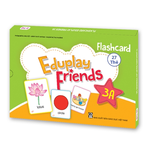 Flashcard Eduplay Friends 3A - Dành cho trẻ mẫu giáo