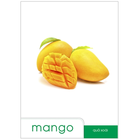 Bộ tranh Bé làm quen với tiếng Anh theo chủ đề - Chủ đề Thực vật