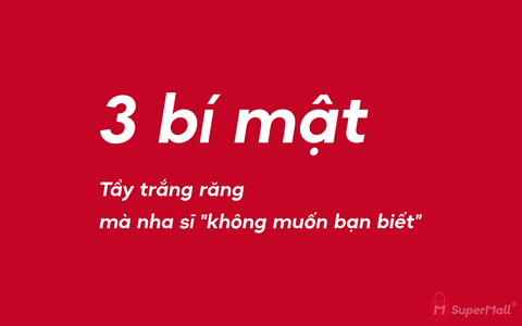 3 bí mật tẩy trắng răng mà nha sĩ không muốn bạn biết