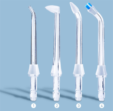 Máy tăm nước cầm tay cao áp du lịch Xiaomi Jieling, 1500mA dùng 20 ngày, 4 đầu vòi, chống nước IPX7