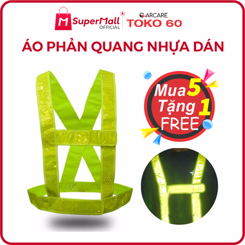 Áo dây phản quang chữ A – Nhựa khóa dán cao cấp – Made in Viet Nam | Áo bảo hộ phản quang