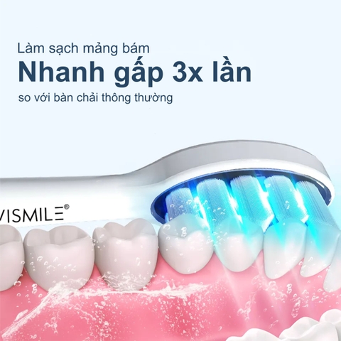 Bàn chải đánh răng điện tích hợp LED tẩy trắng răng IVISMILE LED Sonic Electric Toothbrush PRO Limited Edition