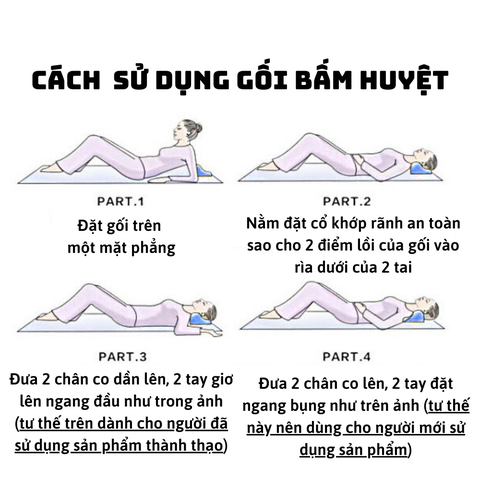 Gối massage cột sống cổ, bấm huyệt cổ vai gáy, hỗ trợ nắn chỉnh, phục hồi chức năng cổ vai gáy