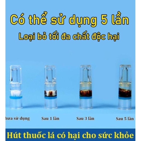 Hộp 100 đầu lọc khói T100, lọc khói bẩn, hạn chế tác hại của khói