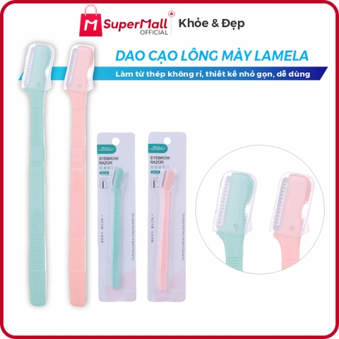 Dao cạo lông mày cao cấp LAMELA, làm từ thép không gỉ, cắt tỉa lông mày đẹp - A0250