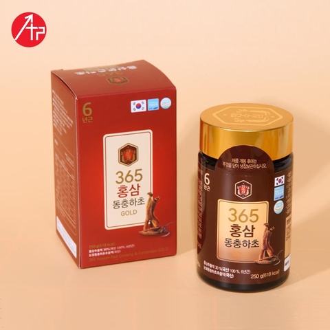 Chiết xuất hồng sâm Hàn Quốc & đông trùng hạ thảo 365 Korean Red Ginseng & Cordyceps Gold