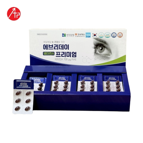 Thực phẩm bảo vệ sức khỏe Everyday Vitamin A Premium (500mg x 120 viên, 30 hộp/thùng)