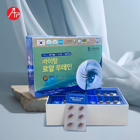 Thực phẩm bảo vệ sức khỏe Vital Royal Lutein  (500mg x 120 viên/hộp, 30 hộp/thùng)