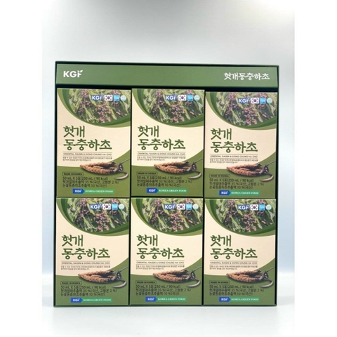 Nước Mát Gan Đông Trùng KGF Hộp 30 Gói