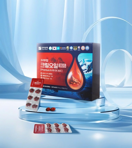 Thực phẩm bảo vệ sức khỏe Premium Krill Oil 365