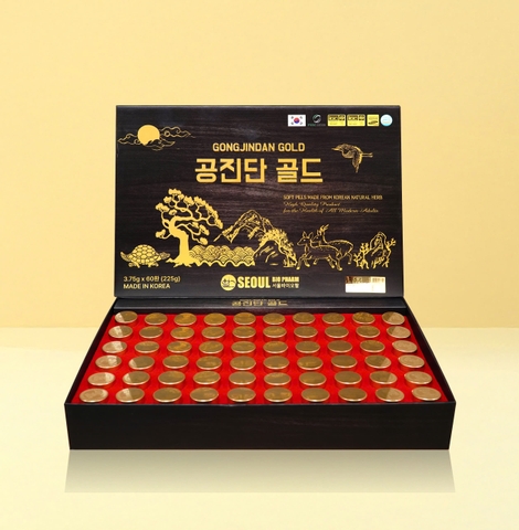 Thực phẩm bổ sung Gongjindan Gold (3,75 g × 60 viên)/hộp