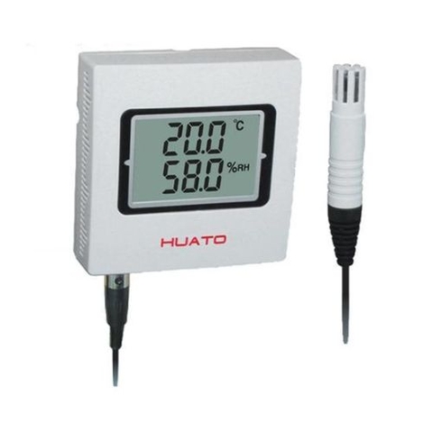 Thiết bị đo nhiệt độ và độ ẩm HUATO HE500A-EX (out 4~20mA, Cảm biến dài ngoài, có thể kết nôi PLC)