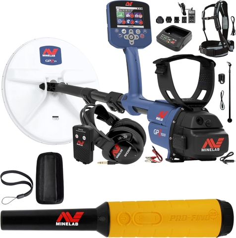 Máy Dò Quặng Vàng GPZ 7000 Minelab Úc – Công Nghệ ZVT Hiện Đại, Độ Sâu Vượt Trội