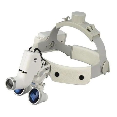 Kính lúp cao cấp cho nha khoa phẫu thuật có đèn, choàng đầu TERINO RDM-001