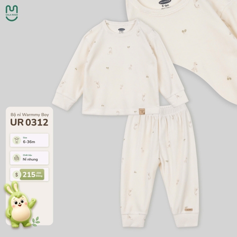 Bộ nỉ warmy boy UR0312