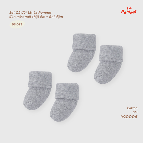 Set 02 đôi tất La Pomme đón mùa mới thật êm