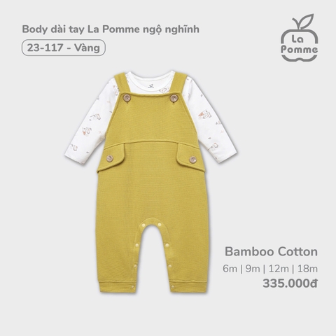 Body Dài Tay La Pomme Ngộ Nghĩnh Vàng 23117