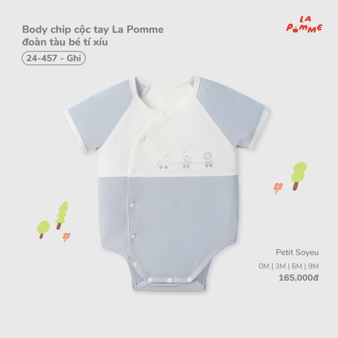 Body chip cộc tay La Pomme đoàn tàu bé tí xíu 24457