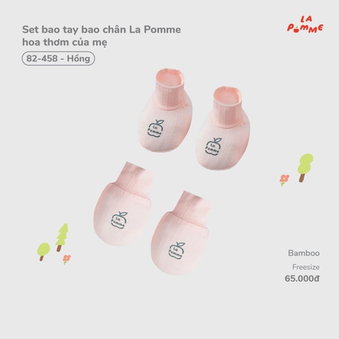 Set bao tay bao chân La Pomme hoa thơm của mẹ 82458
