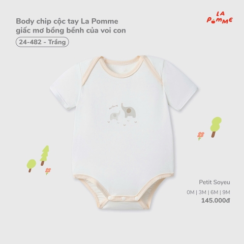 Body chip cộc tay La Pomme giấc mơ bồng bềnh của voi con 24482