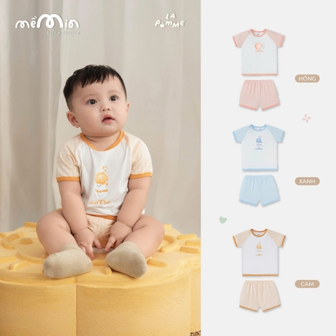 Bộ cộc tay Mềm Mịn by La Pomme chiếc bánh xinh của puppy 12480