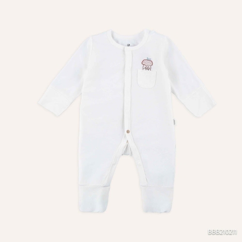 Body dài tay cài giữa BBB210211