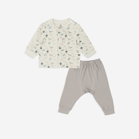 Bộ Dài Tay Raglan Cài Giữa Dona Bubaby BBB1102DN