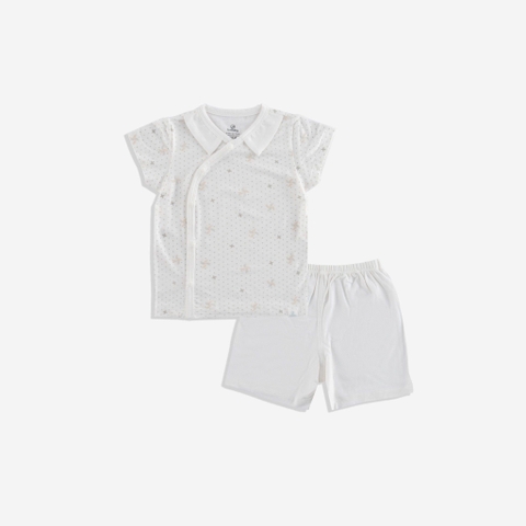 Bộ Ngắn Tay Cài Chéo Cổ Peter Pan Gami Bubaby BBB1308PP
