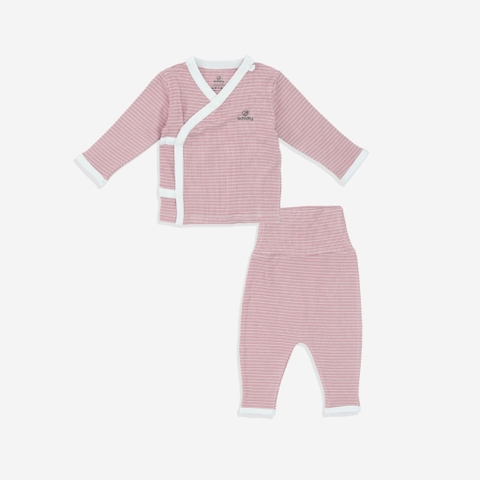 Bộ Dài Tay Cài Chéo Stripy Bubaby BSR1108ST