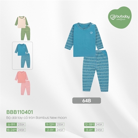 Bộ Cổ Tròn Bambus Bubaby BBB110401