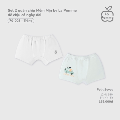 Set 2 quần chip Mềm Mịn by La Pomme dễ chịu cả ngày dài