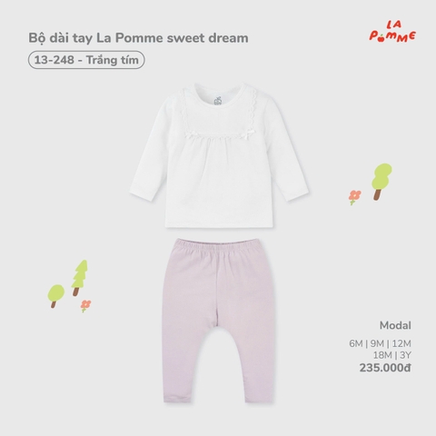 Bộ dài tay La Pomme sweet dream 13248