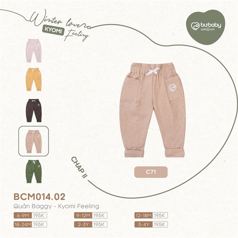 Quần Baggy Kyomi Bubaby BCM014.02