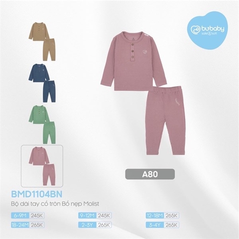 Dài Cổ Nẹp Molist Bubaby BMD1104BN