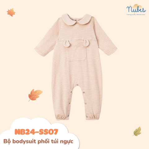 Bodysuit Phối Túi Ngực