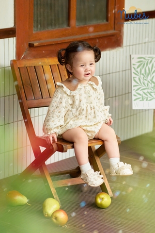 Romper Dài Tay Muslin