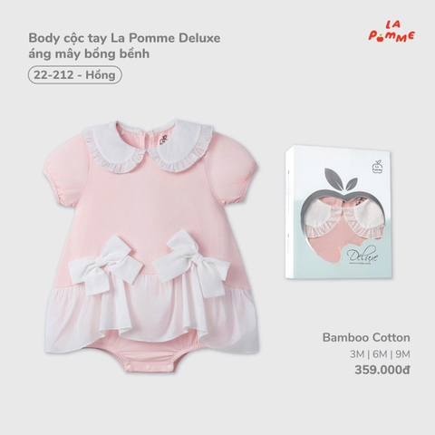 Body cộc tay La Pomme Deluxe áng mây bồng bềnh 22212