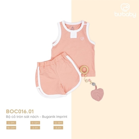 Bộ Cổ Tròn Sát Nách Bubaby BOC016.01