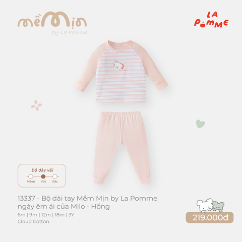 Bộ dài tay Mềm Mịn by La Pomme ngày êm ái của Milo
