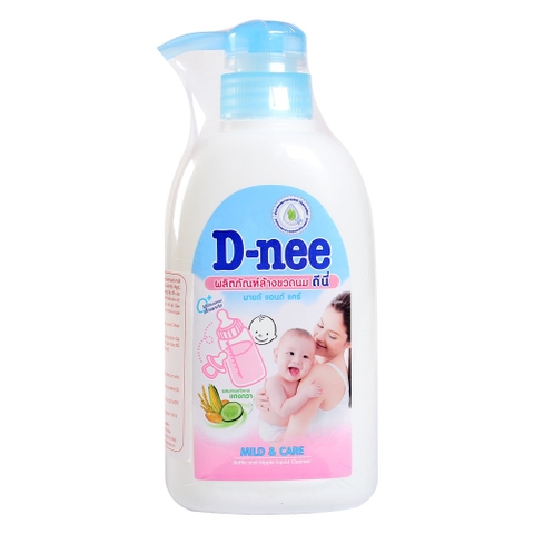 Nước rửa bình và rau củ Dnee Thái Lan Trắng 500ml