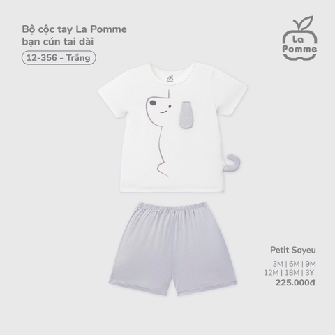 Bộ cộc tay La Pomme bạn cún tai dài