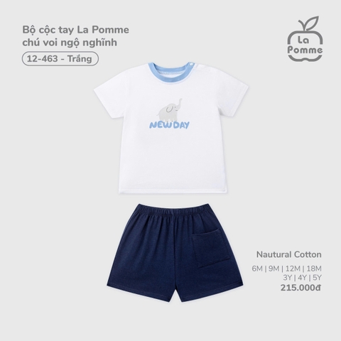 Bộ cộc tay La Pomme chú voi ngộ nghĩnh